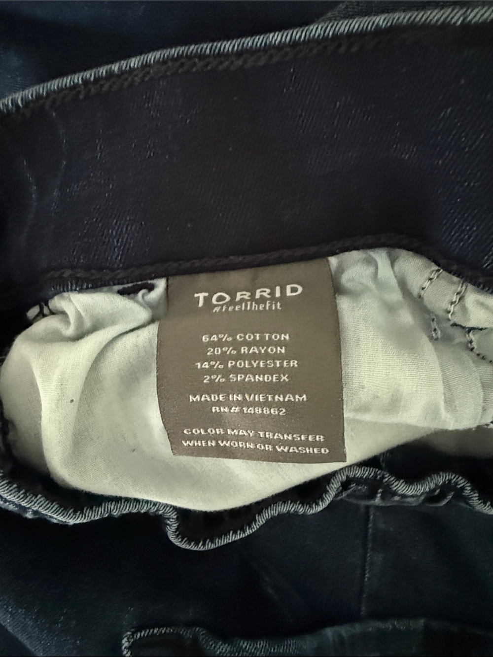 torrid Super Soft Straight Drawstring Jeans - Picture 3 of 5